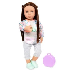 Our Generation Reese 18" Posable Travel Doll & Storybook -Cyte Doll Toys GUEST 0368d5a1 a955 4cae 8cad c7ea48bae3cb