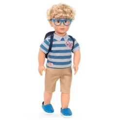 Our Generation 18" Boy Doll With School Bag - Leo -Cyte Doll Toys GUEST 069b9308 3ffa 4c0c acb4 ff8a55e74b0d