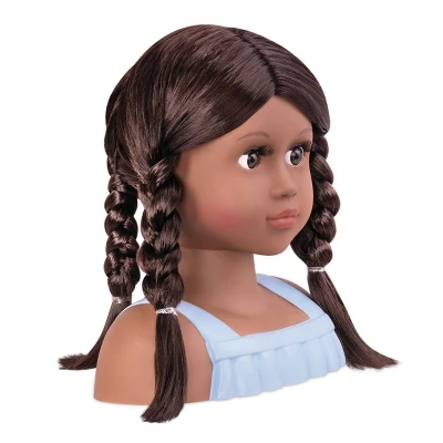 Our Generation Nessa With Accessories Styling Head Doll Brown Hair 4 Our Generation Nessa With Accessories Styling Head Doll Brown Hair - Image 3