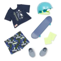 Our Generation Theodore 18" Skateboarder Boy Doll -Cyte Doll Toys GUEST 17209986 01b0 4d46 a793 138490cfb540