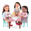 Our Generation Dining Table & Chairs Furniture Set With Play Food For 18" Dolls - Pizza With You 1 Our Generation Dining Table & Chairs Furniture Set With Play Food For 18" Dolls - Pizza With You -Cyte Doll Toys GUEST 19465c61 eb61 4c87 95c3 fe36c708a29b