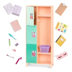 Our Generation Classroom Cool School Locker Accessory Set For 18" Dolls 14 Our Generation Classroom Cool School Locker Accessory Set For 18" Dolls -Cyte Doll Toys GUEST 197538a0 bf80 4001 a2f7 a8dc507f2173