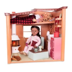 Our Generation Cozy Cabin Dollhouse Playset For 18" Dolls -Cyte Doll Toys GUEST 1a20e059 b4d6 41df 9534 9d1cb82d6bc8