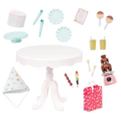 Our Generation Party Time Birthday Sweets Table Accessory Set For 18" Dolls 12 Our Generation Party Time Birthday Sweets Table Accessory Set For 18" Dolls -Cyte Doll Toys GUEST 1e6320a9 9493 4858 9a11 c9d2c983c2e1