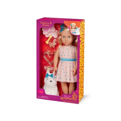 Our Generation Cadence & Cookie 18" Matching Doll & Pet Set 8 Our Generation Cadence & Cookie 18" Matching Doll & Pet Set - Image 6