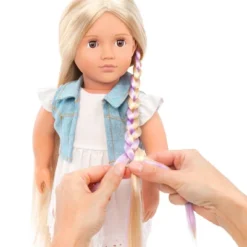 Our Generation Phoebe With Hair Clips & Styling Book 18" Hair Grow Doll -Cyte Doll Toys GUEST 29e83cff f4ba 4d13 b7be 287e0cbdd713