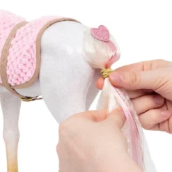 Our Generation 12" Hair Play Foal - Glitter & Hearts Andalusian Horse In White -Cyte Doll Toys GUEST 315517cf 7ec2 4800 afe8 756c9d8726f2