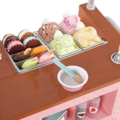 Our Generation Two Scoops Ice Cream Cart Accessory Set For 18" Dolls -Cyte Doll Toys GUEST 31933826 3e27 41d4 b905 c6c20befe904