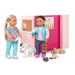 Our Generation Healthy Paws Vet Clinic Playset In Pink With Electronics For 18" Dolls -Cyte Doll Toys GUEST 37e5a4c0 83b4 419d 9529 491289c9a5dd