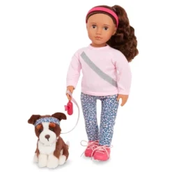 Our Generation Natalia & Nillie 18" Doll & Pet Training Set -Cyte Doll Toys GUEST 3d61c2bd eb78 4a83 a128 db9f0686417c