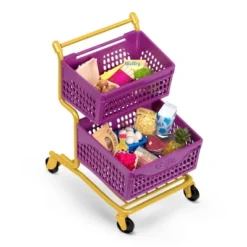 Our Generation At The Market Shopping Cart Purple & Yellow Accessory Set For 18" Dolls -Cyte Doll Toys GUEST 4214c612 a61c 486c bc8a 311eee93a74b