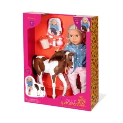 Our Generation 18" Equestrian Doll & Horse Set - Yanira With Foal -Cyte Doll Toys GUEST 4b14ae6d 8b11 49a8 9db9 92c09c06a82e