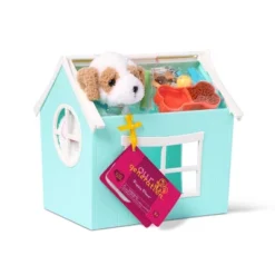 Our Generation Puppy Place Pet Dog Plush & Dog House Accessory Set For 18'' Dolls -Cyte Doll Toys GUEST 4ef56bee 9683 4092 b658 7ab3a790fd3b