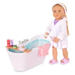 Our Generation Bubbly Bathtime Bathtub With Water Sounds Dollhouse Accessory Set For 18'' Dolls -Cyte Doll Toys GUEST 60aa6e09 dd6b 491c b928 4f0c4a2f2527