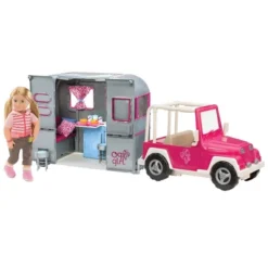 Our Generation My Way And Highways Pink And White Toy Vehicle Accessory For 18" Dolls: Outdoor Doll Accessories, Plastic 4x4 Vehicle -Cyte Doll Toys GUEST 6816f84d 7cc6 4f2b bfa0 277323e4f164