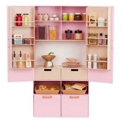 Our Generation Pretty Pantry Home Kitchen Furniture Set For 18" Dolls 4 Our Generation Pretty Pantry Home Kitchen Furniture Set For 18" Dolls - Image 2