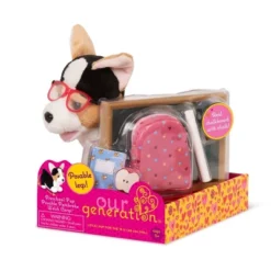 Our Generation Preschool Pup Posable 6" Corgi Pet Accessory Set -Cyte Doll Toys GUEST 6d15c888 8898 44d3 83ae aba61df1a955