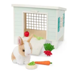 Our Generation Bunny Hutch House & Pet Rabbit Plush Accessory Set For 18'' Dolls 10 Our Generation Bunny Hutch House & Pet Rabbit Plush Accessory Set For 18'' Dolls -Cyte Doll Toys GUEST 7cd8e80d 32e9 454a b7af 7cc632697176