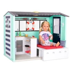 Our Generation Seaside Beach House Playset For 18" Dolls -Cyte Doll Toys GUEST 85de3143 4020 44b5 9947 4ad666cfd8cf