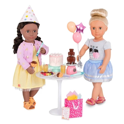 Our Generation Sweet Celebration Birthday Party Accessory Set For 18" Dolls 3 Our Generation Sweet Celebration Birthday Party Accessory Set For 18" Dolls