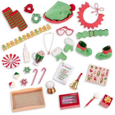 Our Generation Holiday Elf Surprise Advent Calendar Christmas Countdown Accessories For 18" Dolls: Includes 31 Doll Size Items 3 Our Generation Holiday Elf Surprise Advent Calendar Christmas Countdown Accessories For 18" Dolls: Includes 31 Doll Size Items