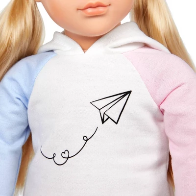 Our Generation Ari With Rolling Luggage & Accessories 18" Travel Doll 4 Our Generation Ari With Rolling Luggage & Accessories 18" Travel Doll - Image 2