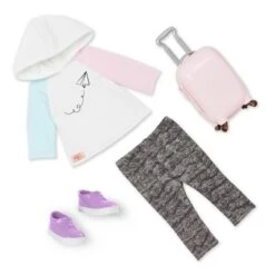 Our Generation Tyanna With Rolling Luggage & Accessories 18" Travel Doll -Cyte Doll Toys GUEST 992a4a0c 1a5b 4f26 b4d1 afa95c449386