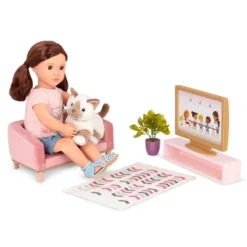 Our Generation Lovely Living Room Furniture Accessory Set For 18" Dolls -Cyte Doll Toys GUEST 9a64e4f7 c9c5 48cc b932 869ce953777d