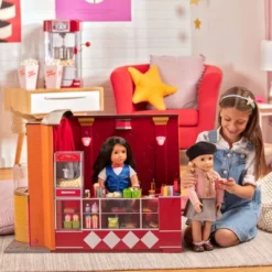 Our Generation Movie Theater Playset With Electronics For 18" Dolls - OG Cinema