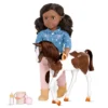 Our Generation 18" Equestrian Doll & Horse Set - Daveen With Foal -Cyte Doll Toys GUEST a6545660 3291 41a1 98e7 482edbe36f4c