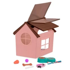 Our Generation OG Puppy House Dog House Accessory Playset For 18" Dolls -Cyte Doll Toys GUEST a7020bb9 6eb3 4e51 8c6f 7119763b4e08