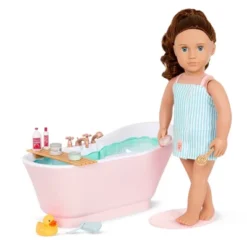Our Generation Bath & Bubbles Bathtub Accessory Set For 18" Dolls -Cyte Doll Toys GUEST aa314afb d096 41f2 a9d0 6153d61f0245