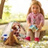 Our Generation Camping Tails Pet Tent Accessory Set For 18" Dolls