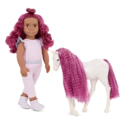 Our Generation Estra & Delta 18" Doll & Foal Hair Play Set -Cyte Doll Toys GUEST b0754440 1524 4b42 adfd ce5d31f4f2b1