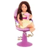 Our Generation Salon Chair - Purple With Heart Pattern -Cyte Doll Toys GUEST b1369315 e0c1 4a8c bff9 0fc415a23839