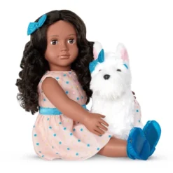 Our Generation Celeah & Confetti 18" Matching Doll & Pet Set -Cyte Doll Toys GUEST b263f3db fe44 4833 9926 b8aee63cafe2