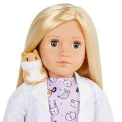 Our Generation Noemie With Plush Hamster 18" Pet Care Vet Doll -Cyte Doll Toys GUEST ba9aa53d f4a4 4608 b3da 4137ebb540fb
