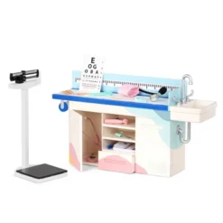 Our Generation Doctor Days Exam Table & Light-Up Otoscope Accessory Set For 18" Dolls -Cyte Doll Toys GUEST bac78e0d 5898 4a3f 91a6 8afc0918a124