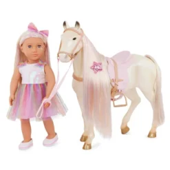 Our Generation Enchanting Horse & Hair Play Accessory Set For 18" Dolls