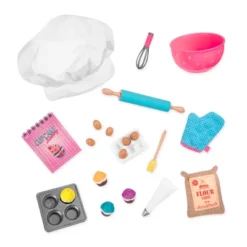 Our Generation Jenny With Storybook & Accessories 18" Posable Baking Doll -Cyte Doll Toys GUEST bebeae25 7d85 49e8 9f8f 4245d8692e6b