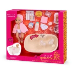 Our Generation Baby Doll Lacy & Bathtime Set Bathtub With Real Water Sounds, Potty & Accessories -Cyte Doll Toys GUEST c0ccc690 2626 4994 b5bb 1608bc5e7621