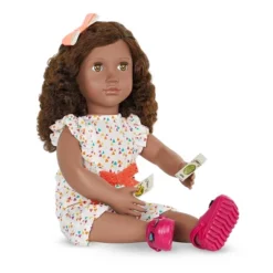 Our Generation Nahla With Storybook & Accessories 18" Posable Gardening Doll -Cyte Doll Toys GUEST c2e0e78e 5a13 42a7 9b6a 068951ef2889