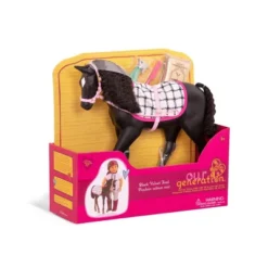 Our Generation Black Velvet Foal Horse Accessory Set For 18" Dolls -Cyte Doll Toys GUEST c38229c5 1b61 43d4 a06e f9278b6c4d16