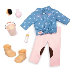 Our Generation 18" Equestrian Doll & Horse Set - Yanira With Foal -Cyte Doll Toys GUEST c517d07f 19b5 4183 a3c7 2e10ae3a7391