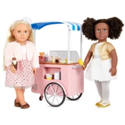 Our Generation Two Scoops Ice Cream Cart Accessory Set For 18" Dolls -Cyte Doll Toys GUEST cab2e55c d476 45b9 b36b b8b9d9a7e7c2