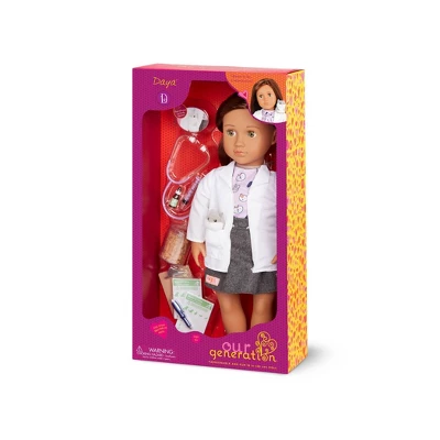 Our Generation Daya With Plush Hamster 18" Pet Care Vet Doll 7 Our Generation Daya With Plush Hamster 18" Pet Care Vet Doll - Image 5