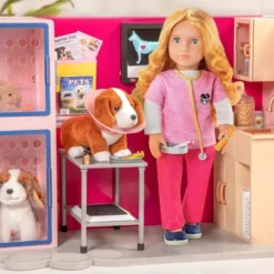 Our Generation Healthy Paws Vet Clinic Playset In Pink With Electronics For 18" Dolls -Cyte Doll Toys GUEST e1f01d09 0115 4cde a5a9 3327f209ab93