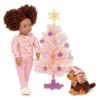 Our Generation Snowflakes & Sparkles Pink Holiday Tree Accessory Set For 18" Dolls -Cyte Doll Toys GUEST e73c7f70 7fd4 420c 8c8d aa9f8945e45b