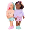 Our Generation Lumi & Isabel 2 Best Friends 18" Slumber Party Dolls 2 Our Generation Lumi & Isabel 2 Best Friends 18" Slumber Party Dolls -Cyte Doll Toys GUEST ec6aef35 e39e 4971 950a 25e753bee984
