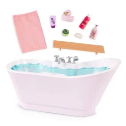 Our Generation Bubbly Bathtime Bathtub With Water Sounds Dollhouse Accessory Set For 18'' Dolls -Cyte Doll Toys GUEST ec8a630d eae7 4e95 8219 e4d9aa652048